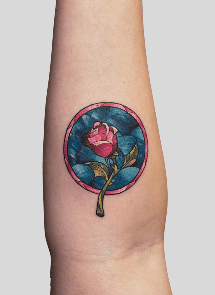 Beauty and the Beast Tattoo Portrait