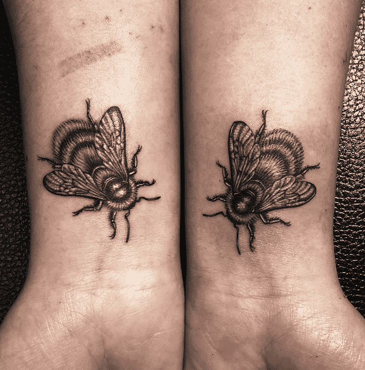 Bee Tattoo Photograph