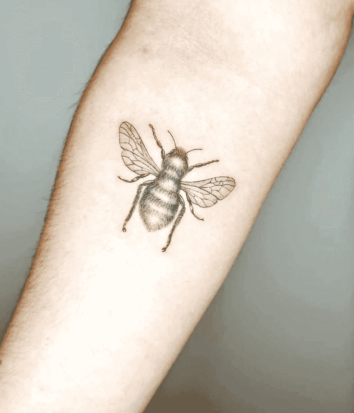 Bee Tattoo Photograph