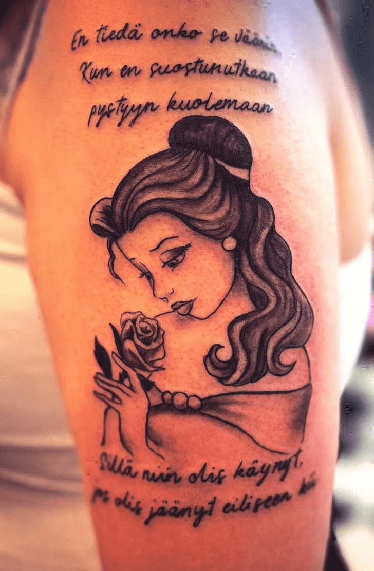 Belle Tattoo Photo