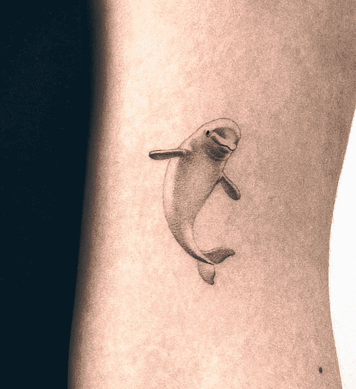 Beluga Tattoo Photograph