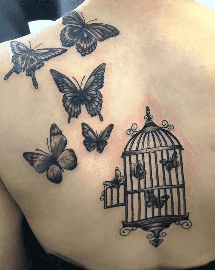 Bird Cage Tattoo Design Image