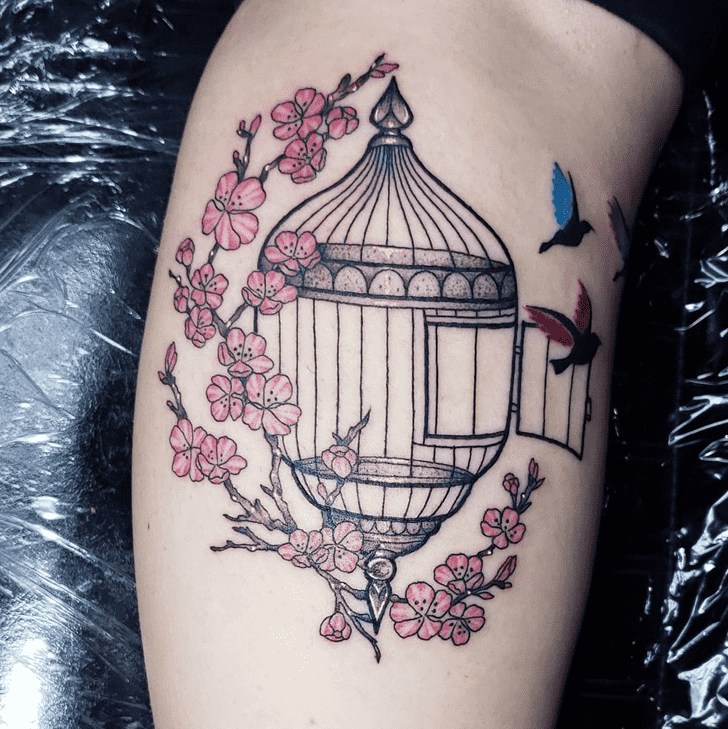 Bird Cage Tattoo Picture