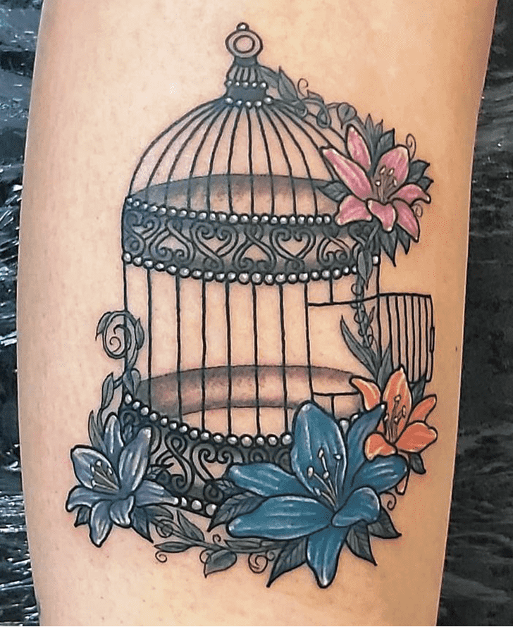 Bird Cage Tattoo Picture