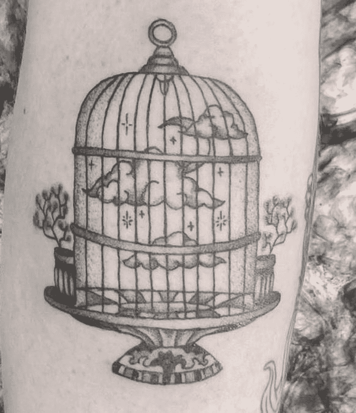 Bird Cage Tattoo Photos