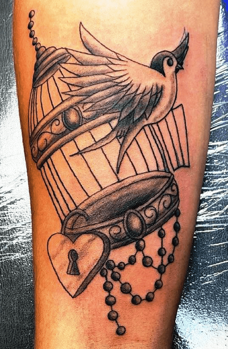 Bird Cage Tattoo Photograph