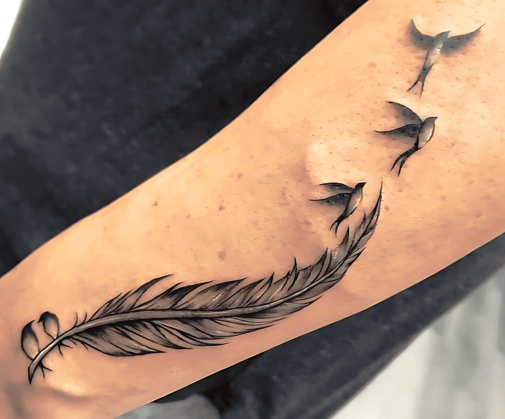 Bird Flying Tattoo Picture