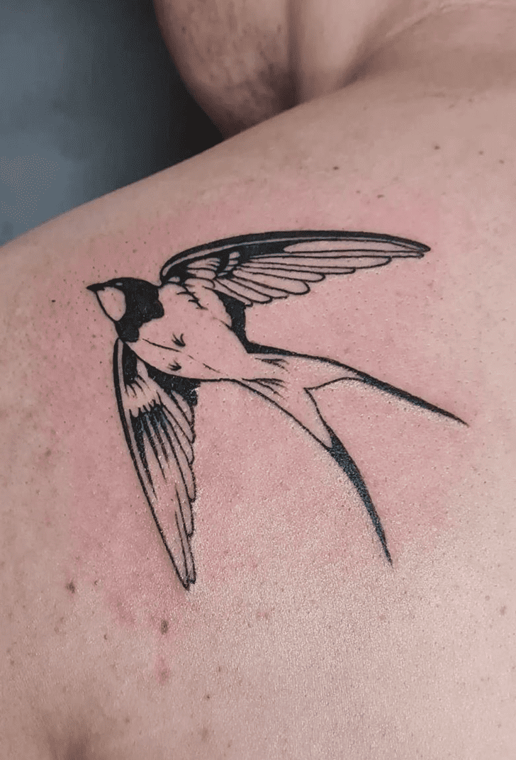 Bird Flying Tattoo Photograph