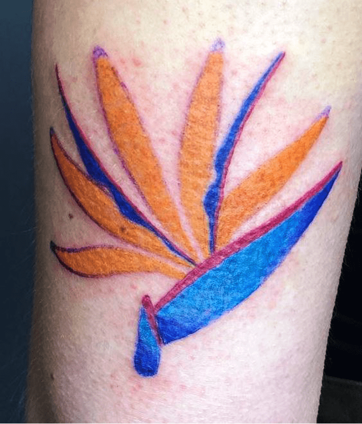 Bird of Paradise Tattoo Figure