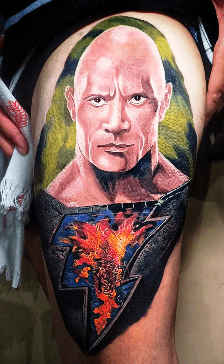 Black Adam Tattoo Photo