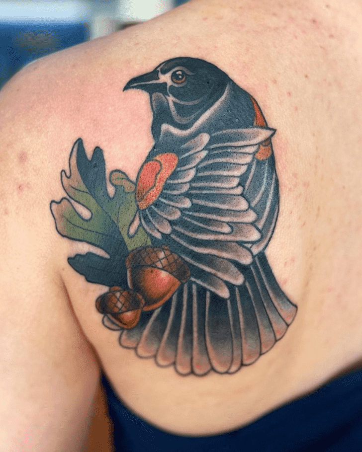 Black Bird Tattoo Photos