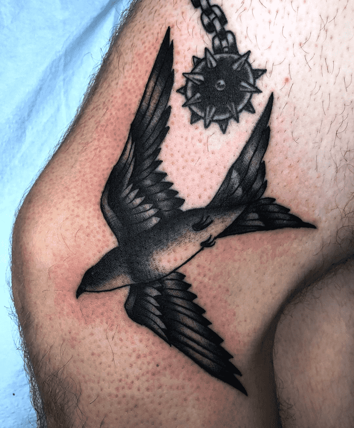 Black Bird Tattoo Picture