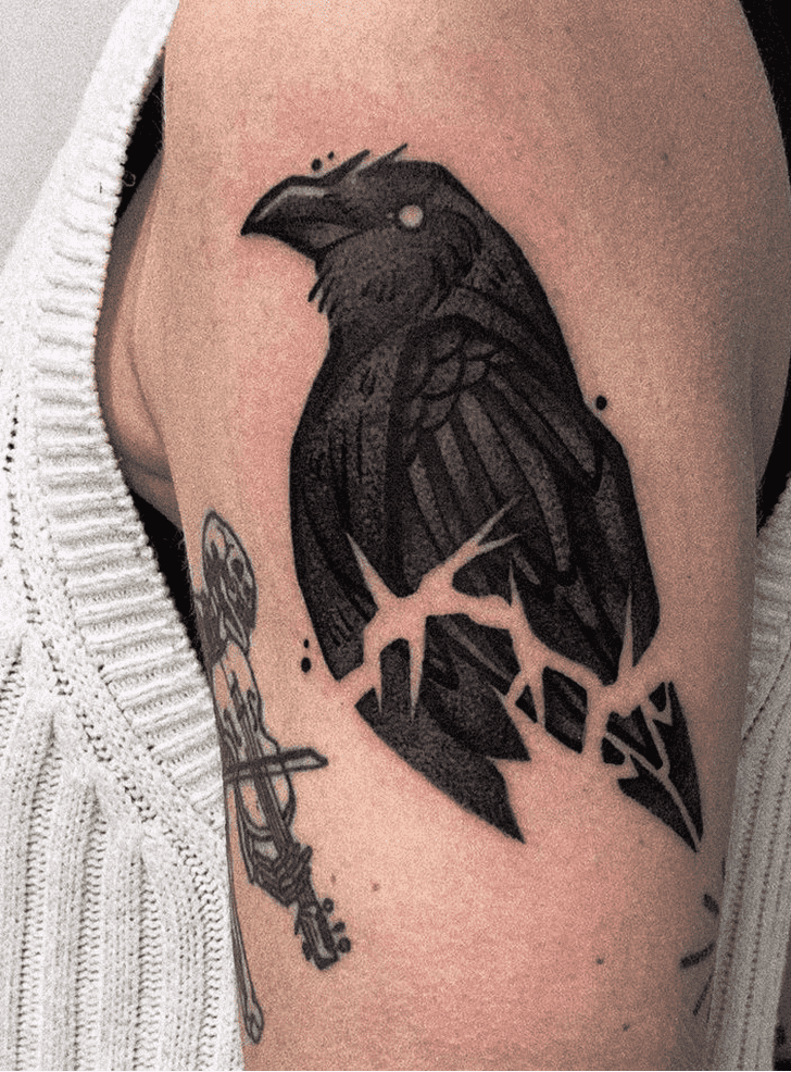 Black Bird Tattoo Photos