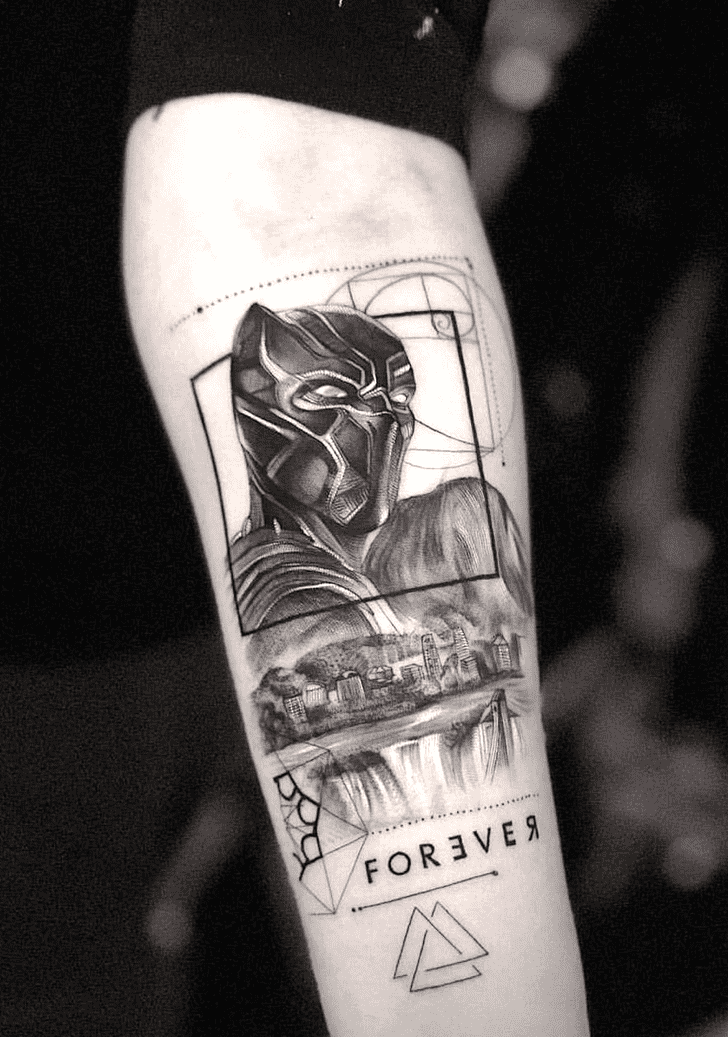 Black Panther Tattoo Photograph