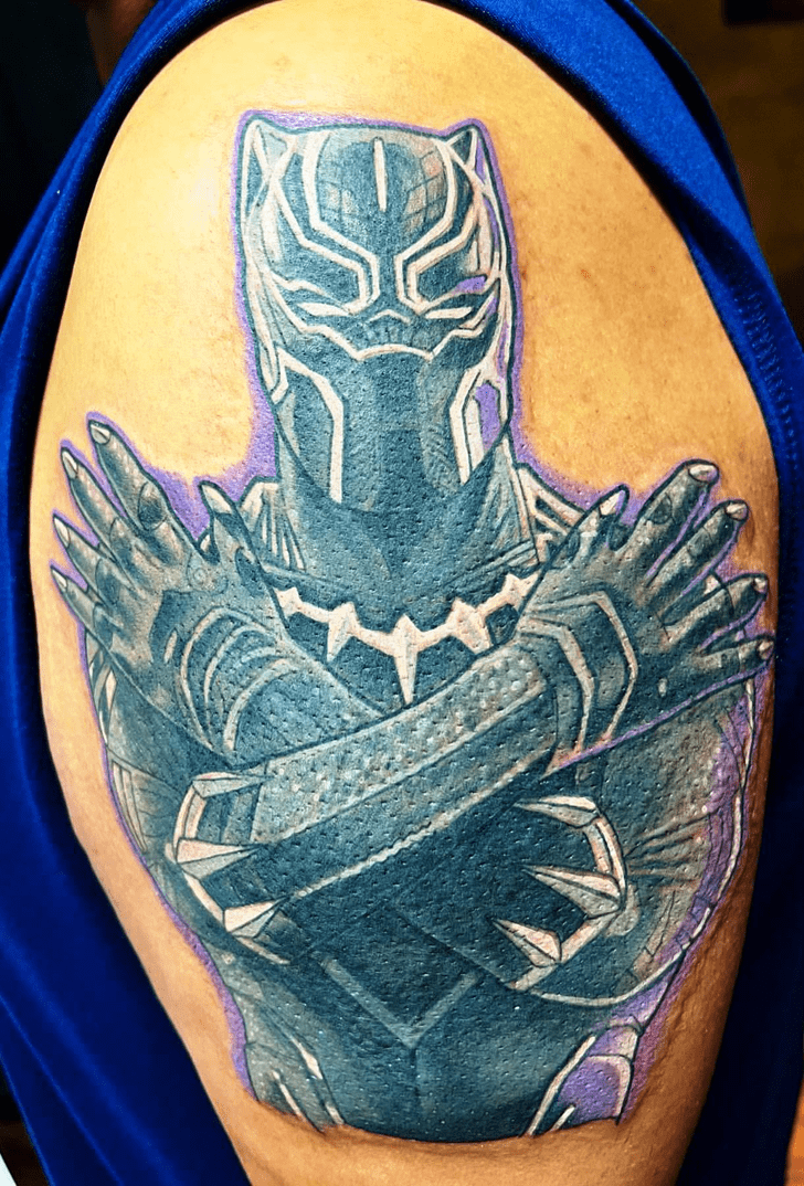 Black Panther Tattoo Photograph