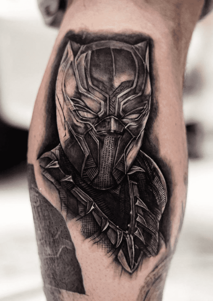 Black Panther Tattoo Shot