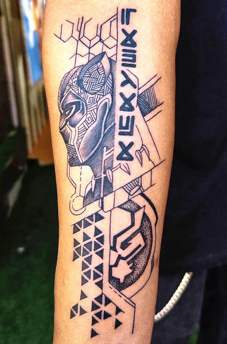 Black Panther Tattoo Picture