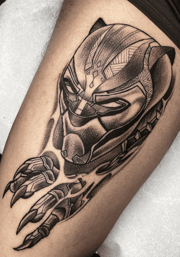 Black Panther Tattoo Photo