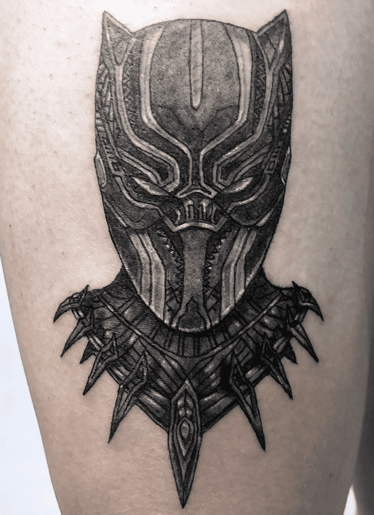 Black Panther Tattoo Figure