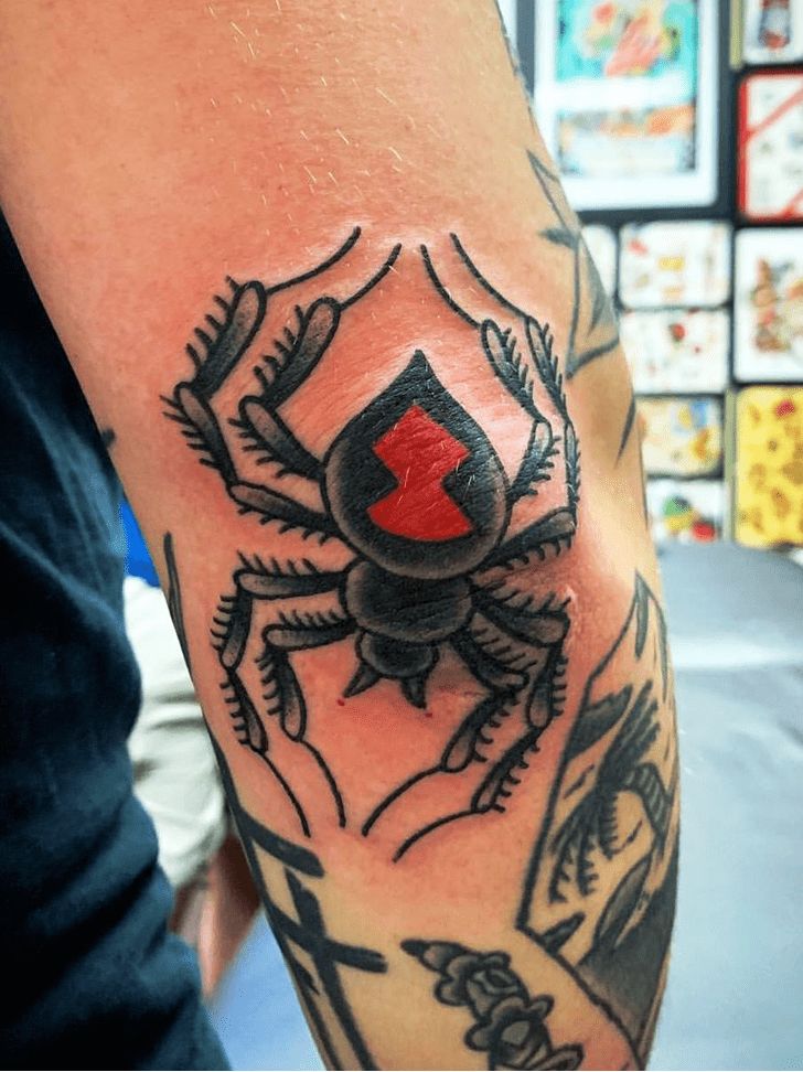 Black Widow Spider Tattoo Photos