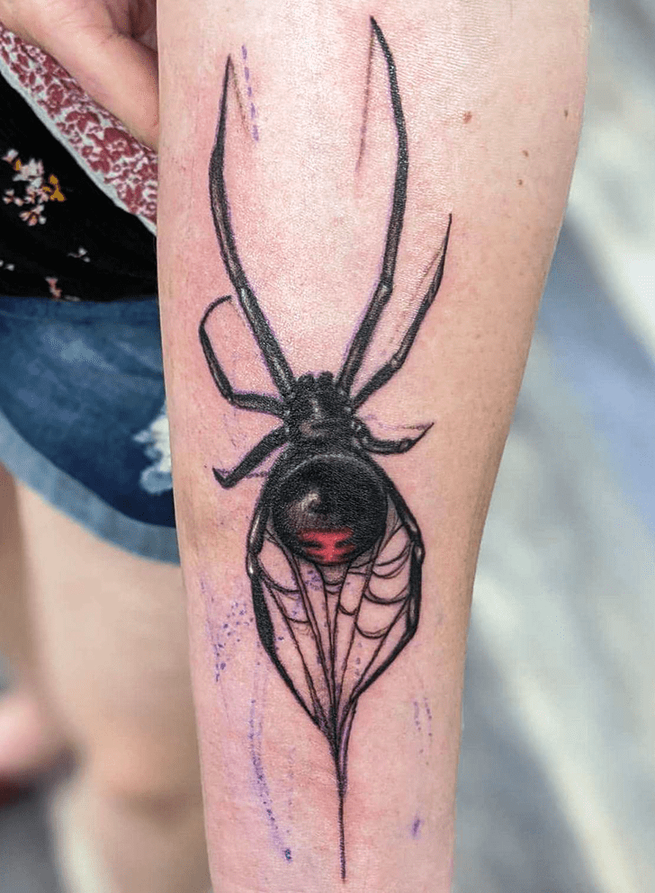 Black Widow Spider Tattoo Photos