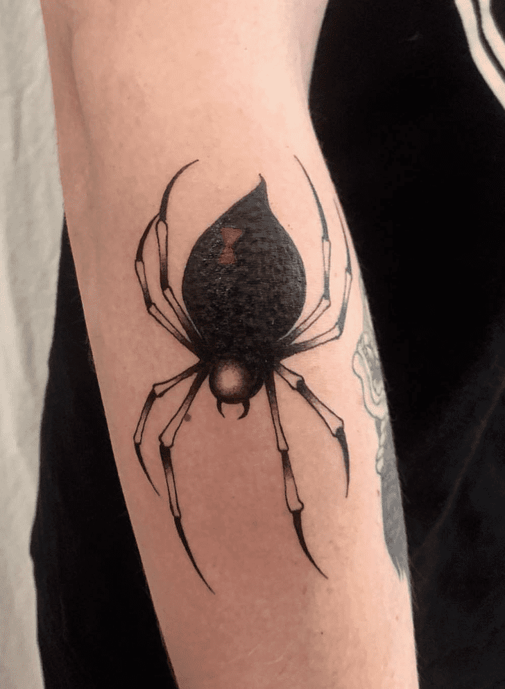 Black Widow Spider Tattoo Ink