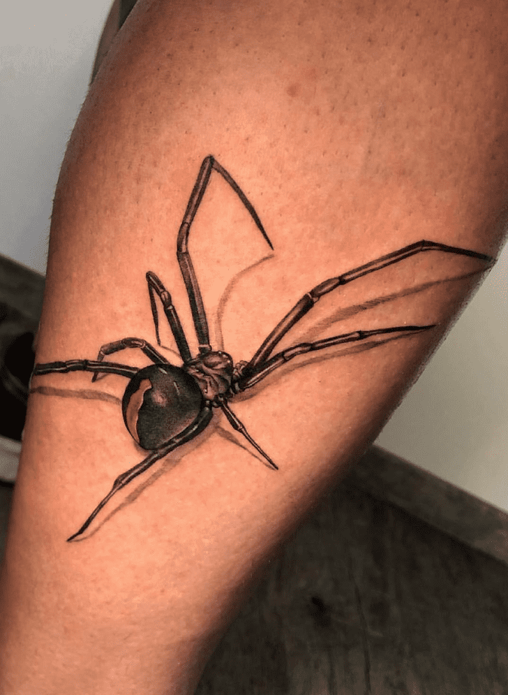 Black Widow Spider Tattoo Snapshot