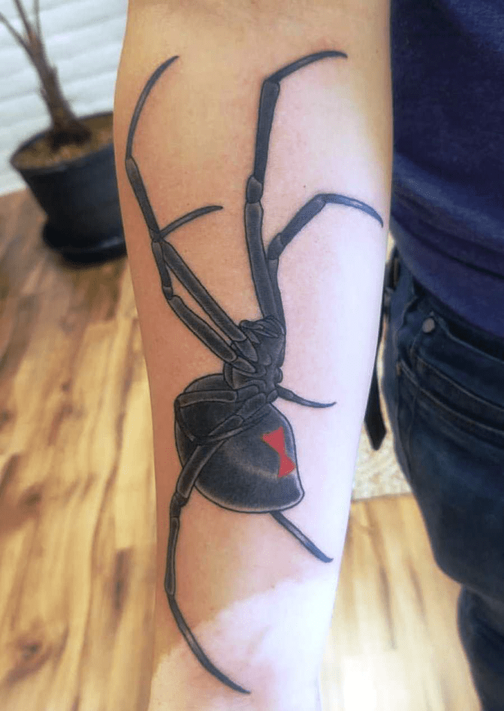 Black Widow Spider Tattoo Photos