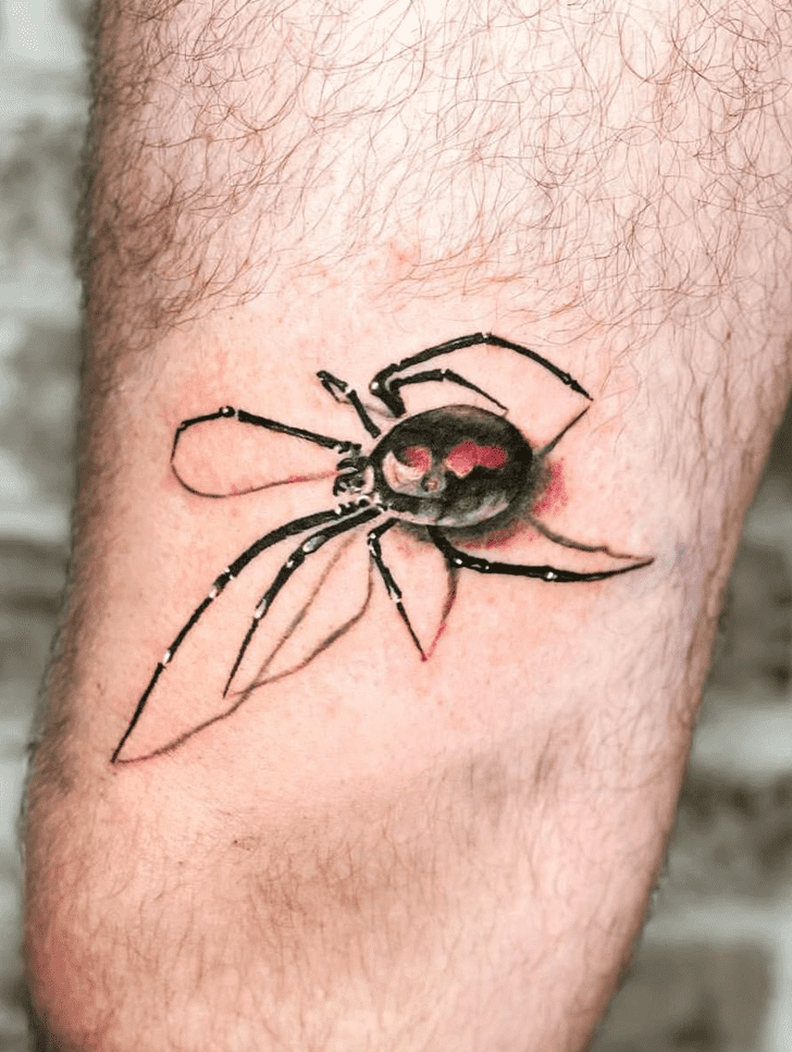 Black Widow Spider Tattoo Snapshot