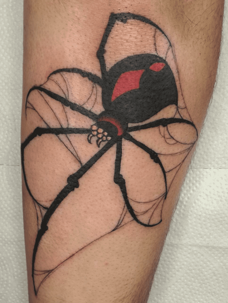 Black Widow Spider Tattoo Picture