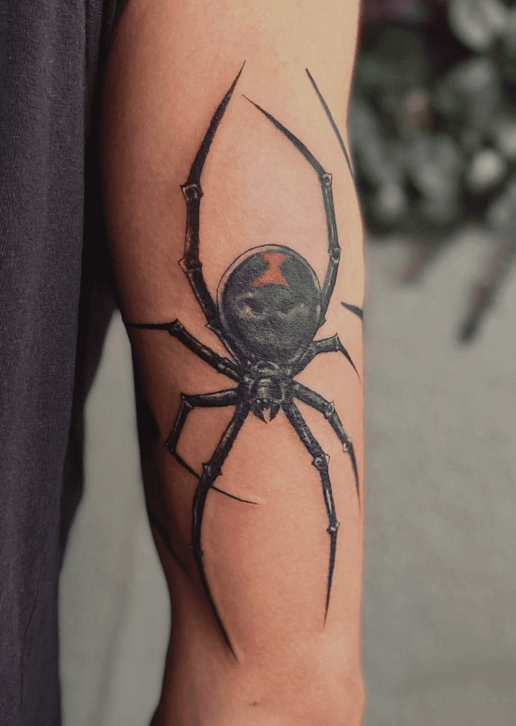 Black Widow Spider Tattoo Picture