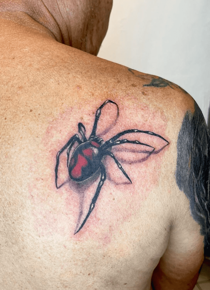 Black Widow Spider Tattoo Ink