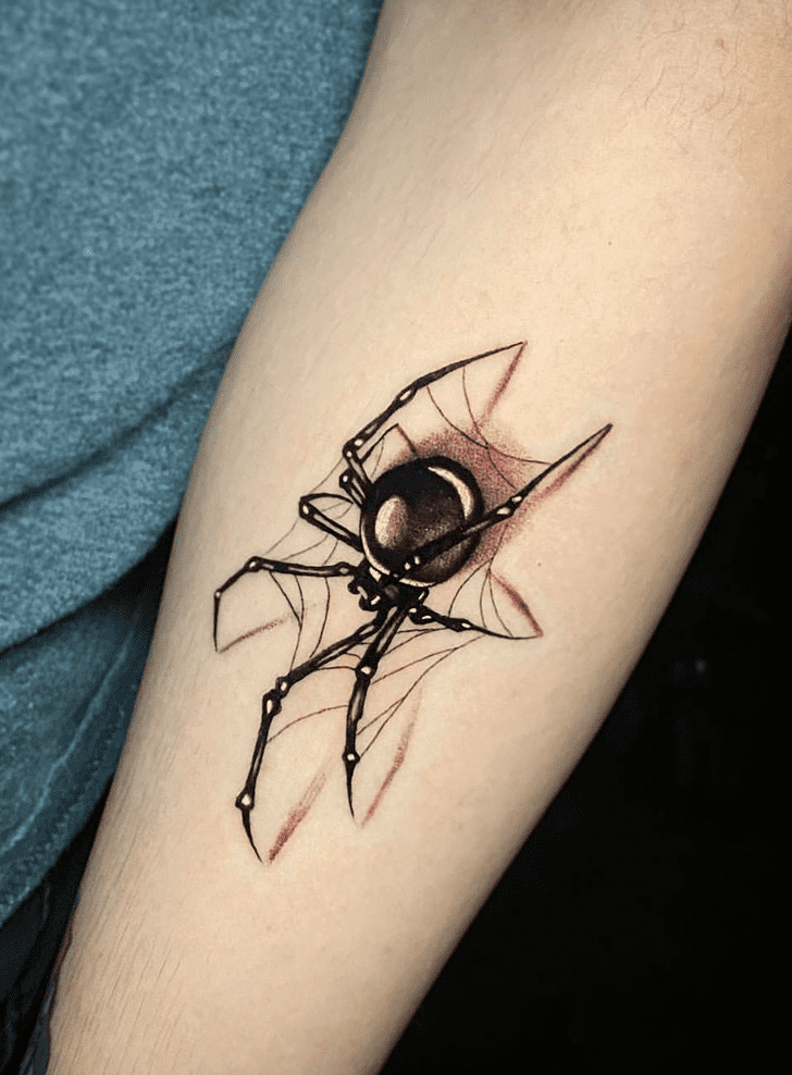 Black Widow Spider Tattoo Snapshot