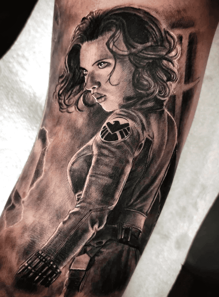 Black Widow Tattoo Snapshot