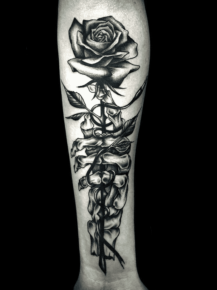 Bone Tattoo Figure