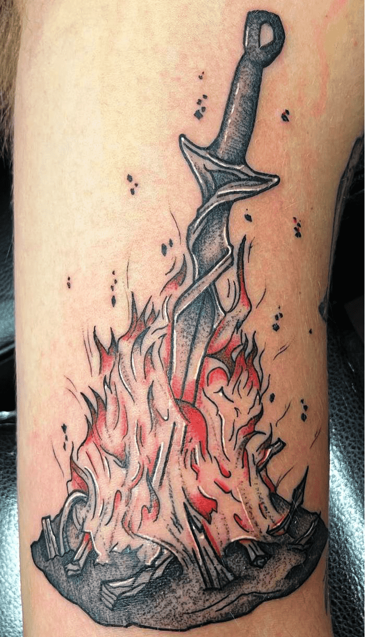 Bonfire Tattoo Picture