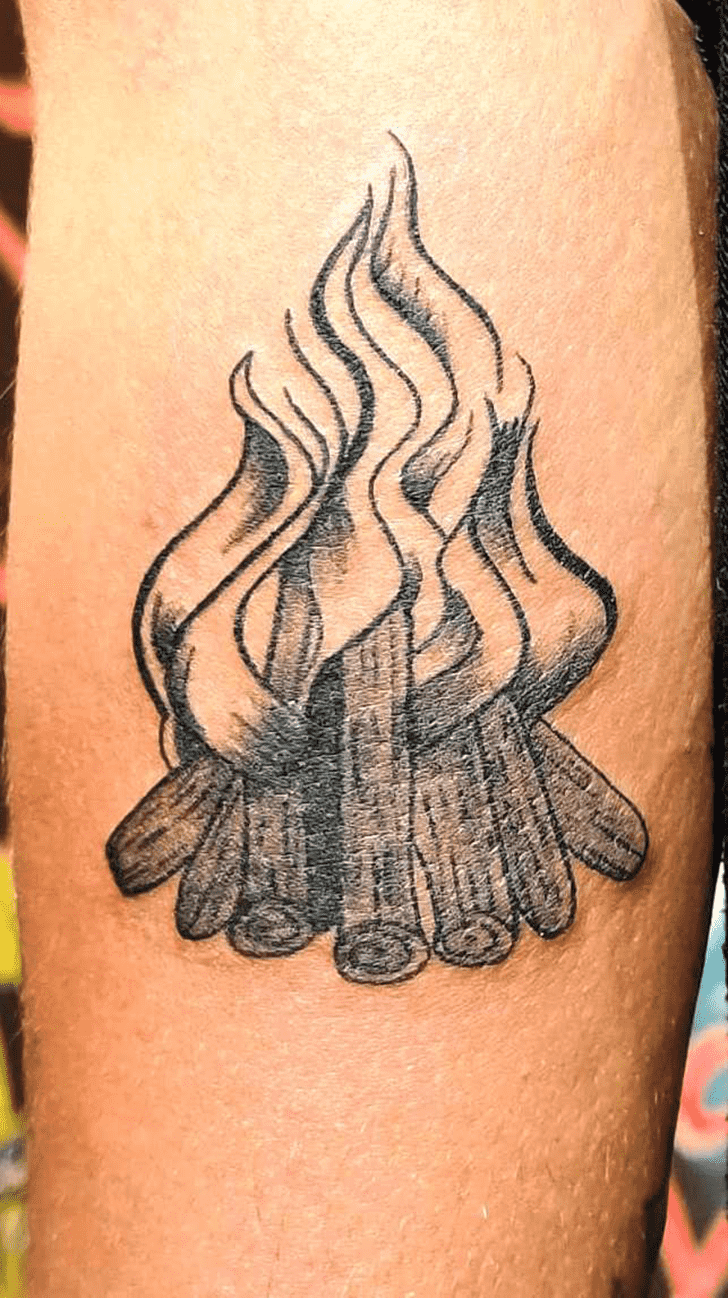 Bonfire Tattoo Photo