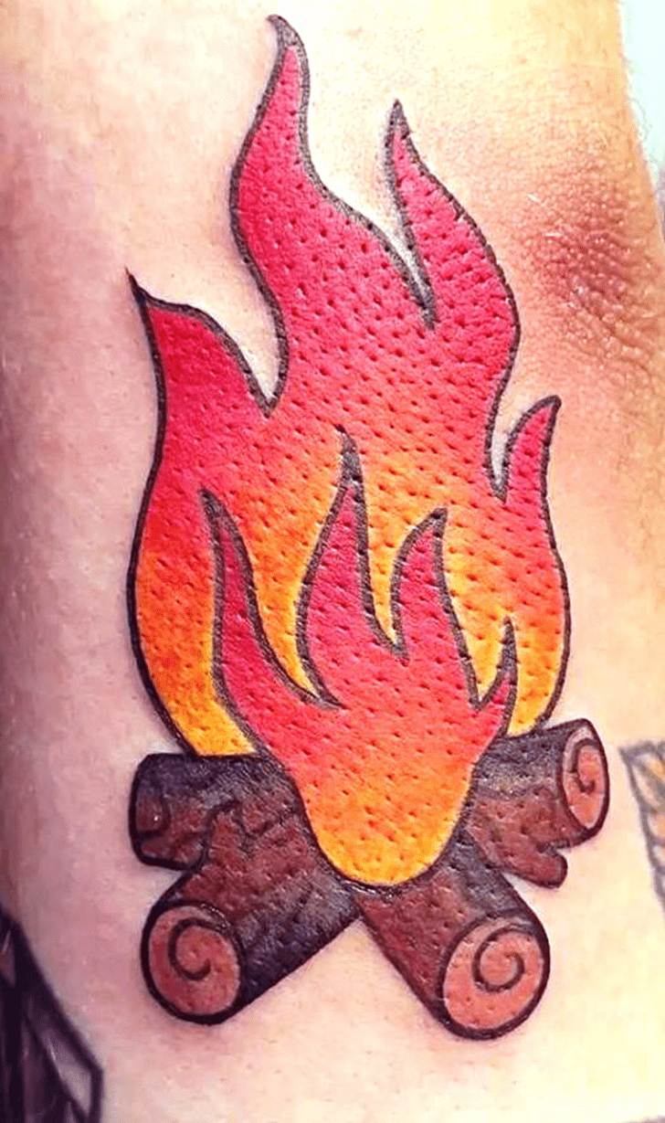 Bonfire Tattoo Photograph