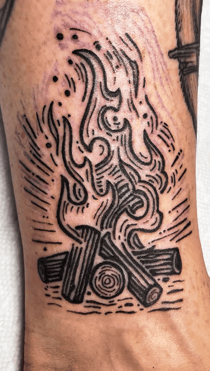 Bonfire Tattoo Ink