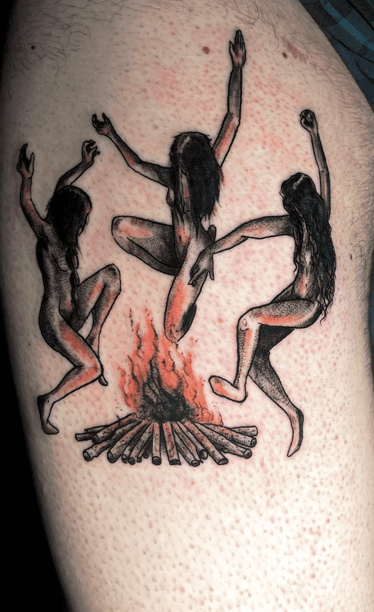 Bonfire Tattoo Shot