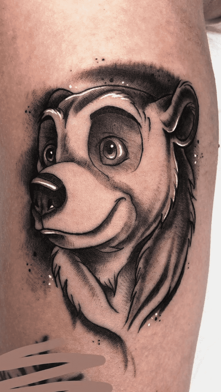 Brother Bear Tattoo Portrait