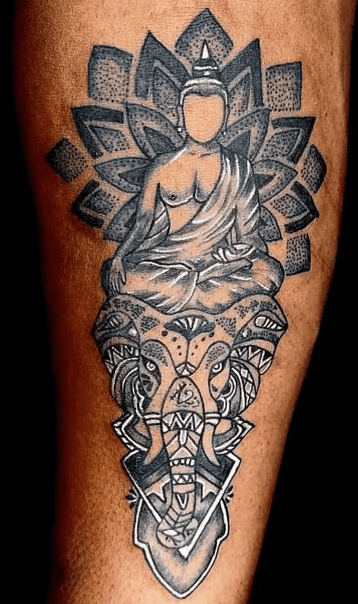 Buddha Tattoo Photograph