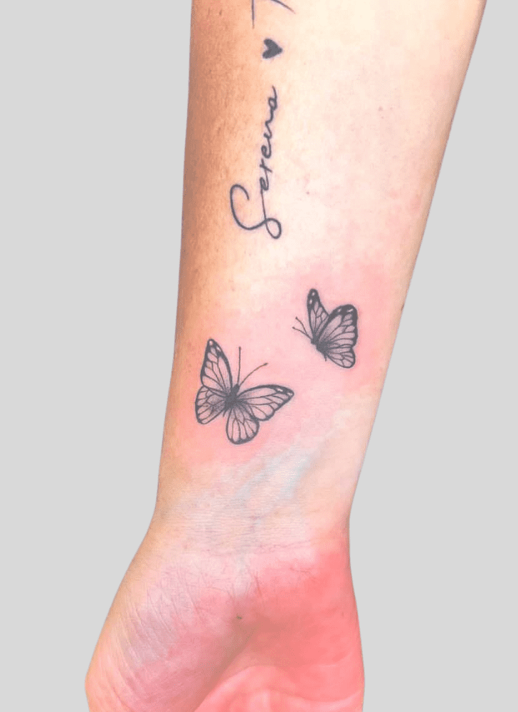 Butterfly Tattoo Portrait