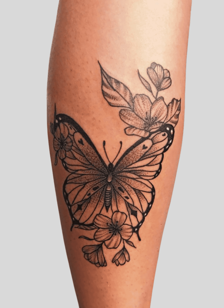 Butterfly Tattoo Shot