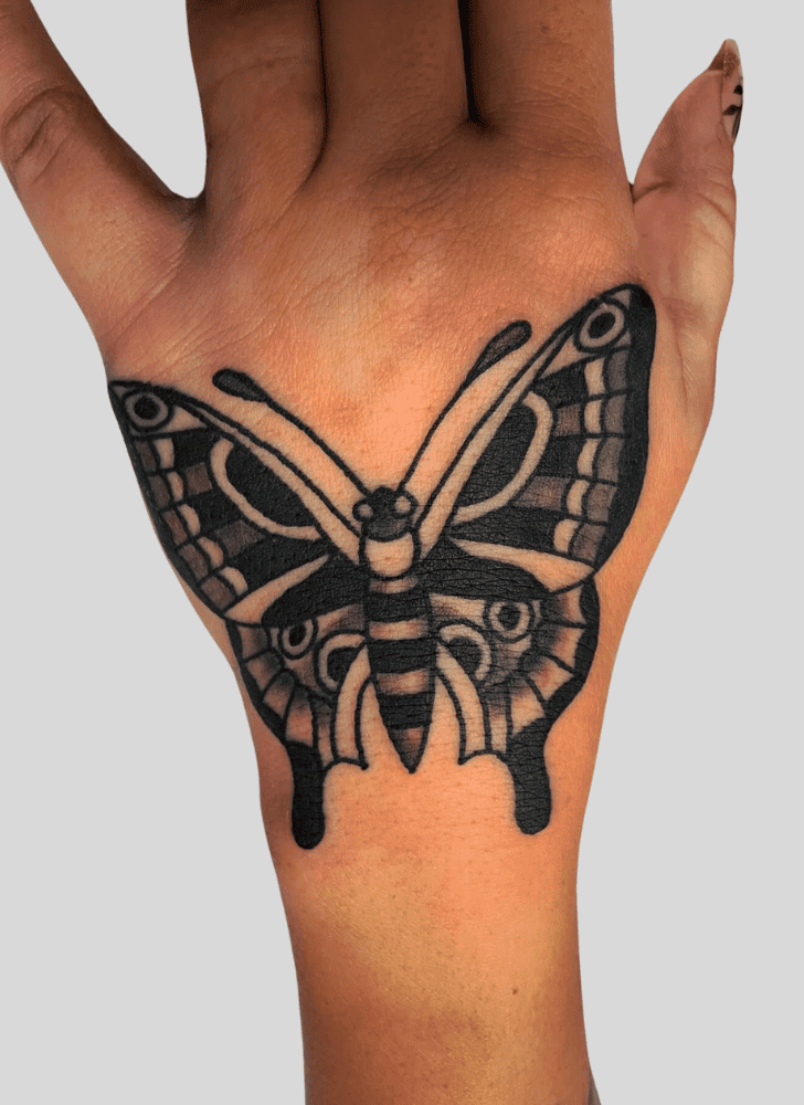 Butterfly Tattoo Shot