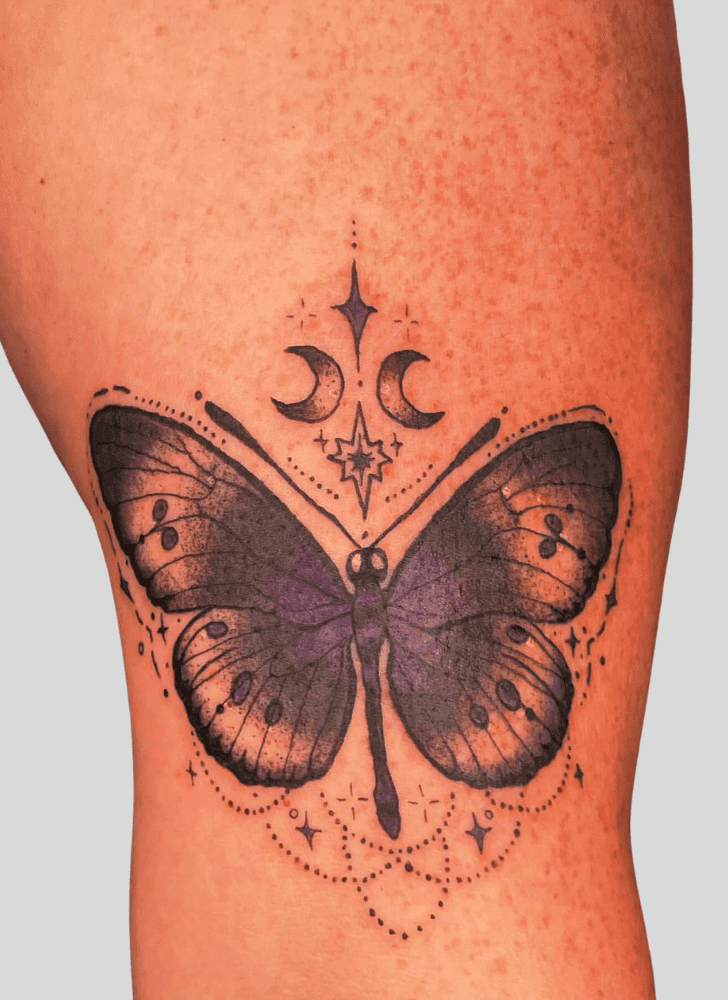 Butterfly Tattoo Shot