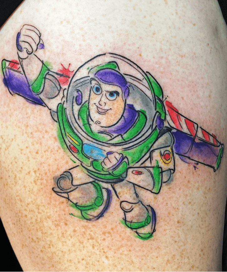 Buzz Lightyear Tattoo Shot