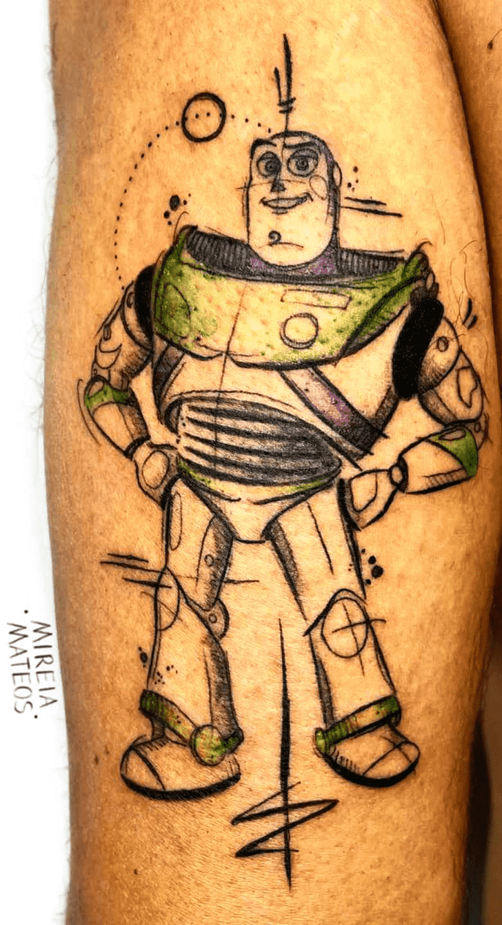 Buzz Lightyear Tattoo Figure