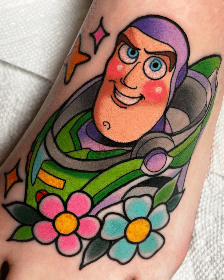 Buzz Lightyear Tattoo Portrait