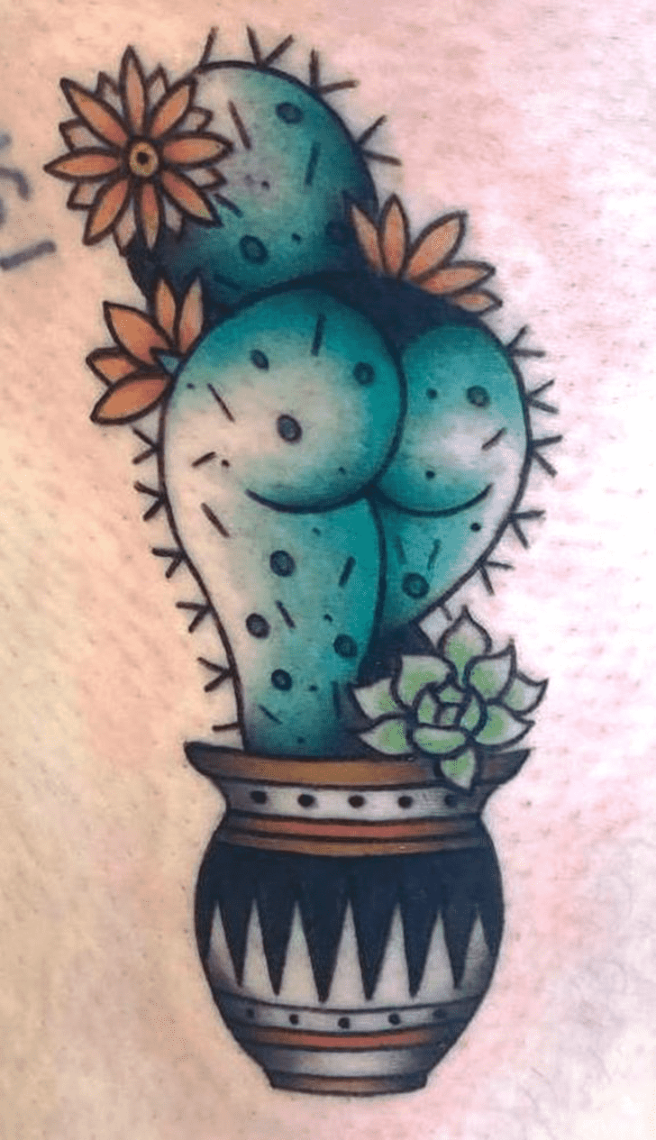 Cactus Tattoo Design Image